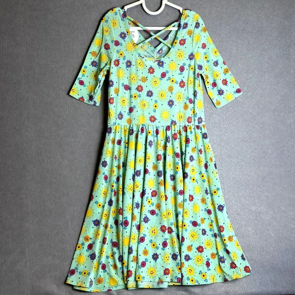 Dot Dot Smile NEW Green Sunshine Twirl Party School Ballerina Dress Girls Sz 11